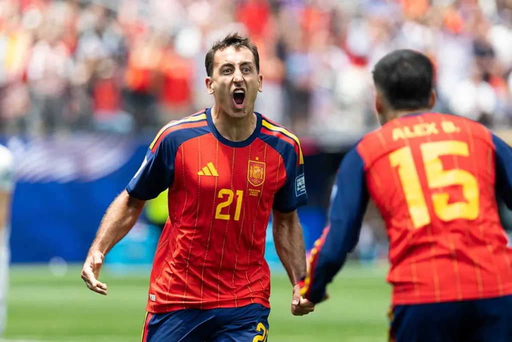 arranco españa le gana austria
