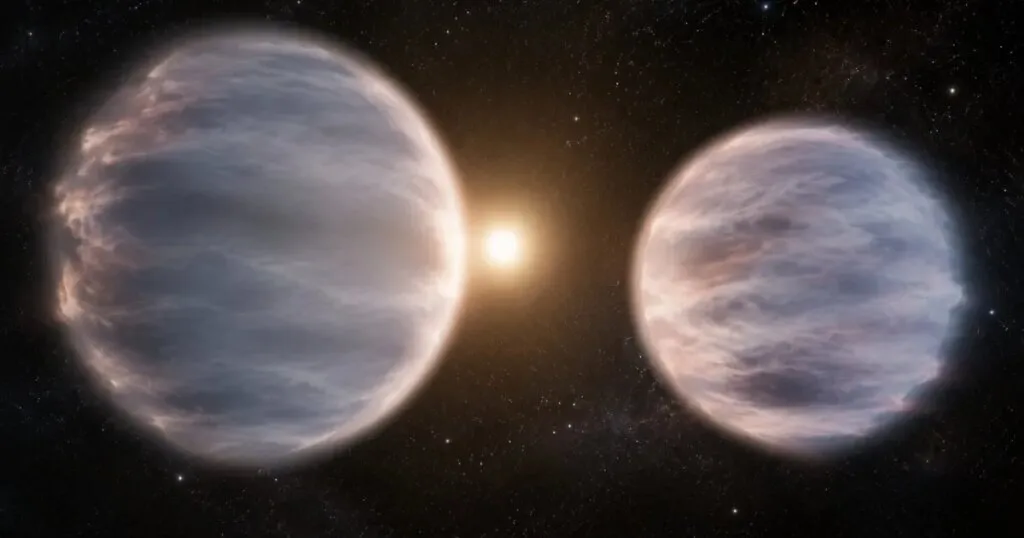 dos planetas gigantes son livianos algodon