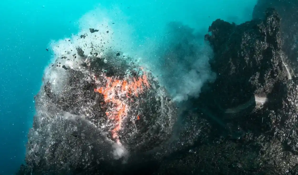 el fondo del oceano se abre observan tiempo real