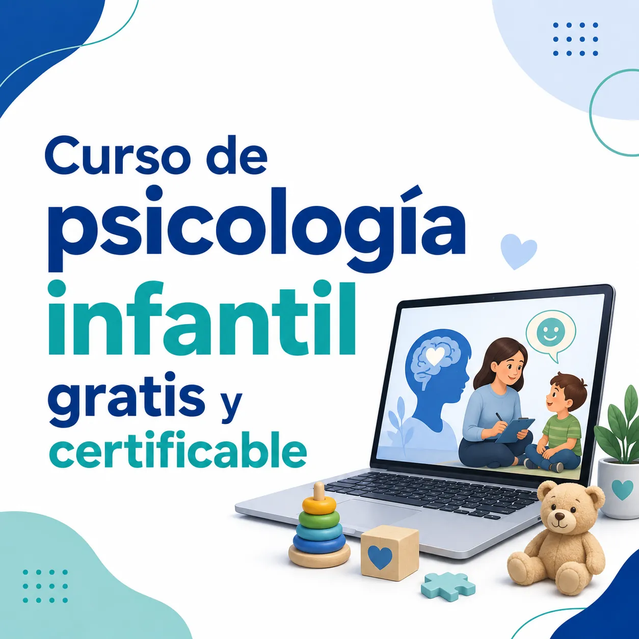 Curso de psicología infantil gratis y certificable