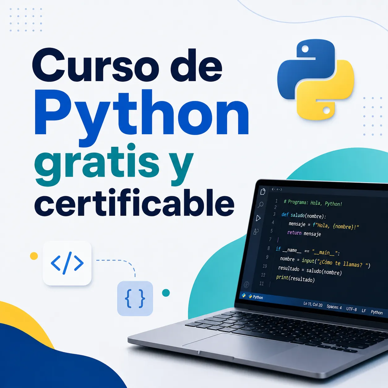 Curso de Python gratis y certificable
