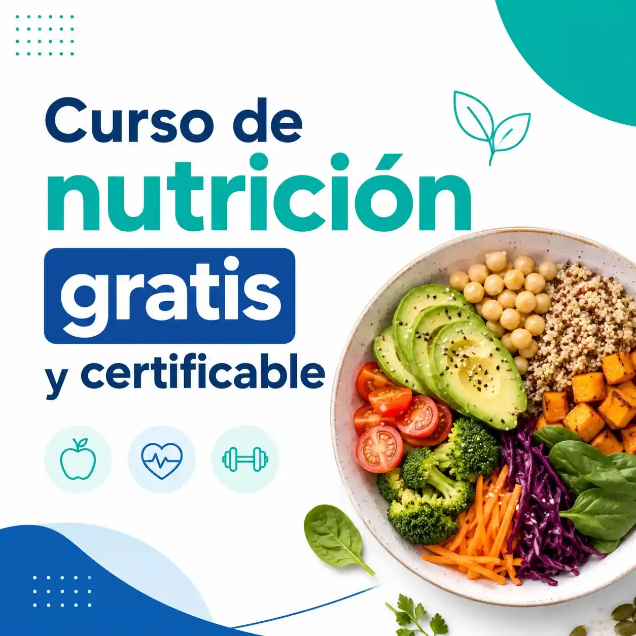 Curso de nutrición gratis y certificable