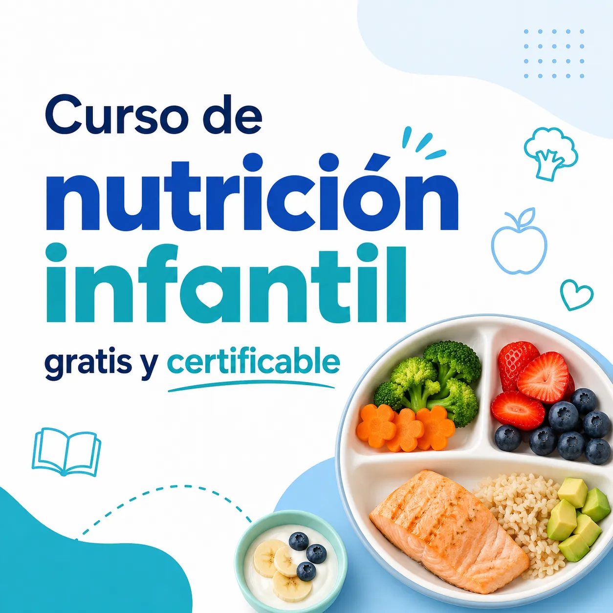 Curso de nutrición infantil gratis y certificable
