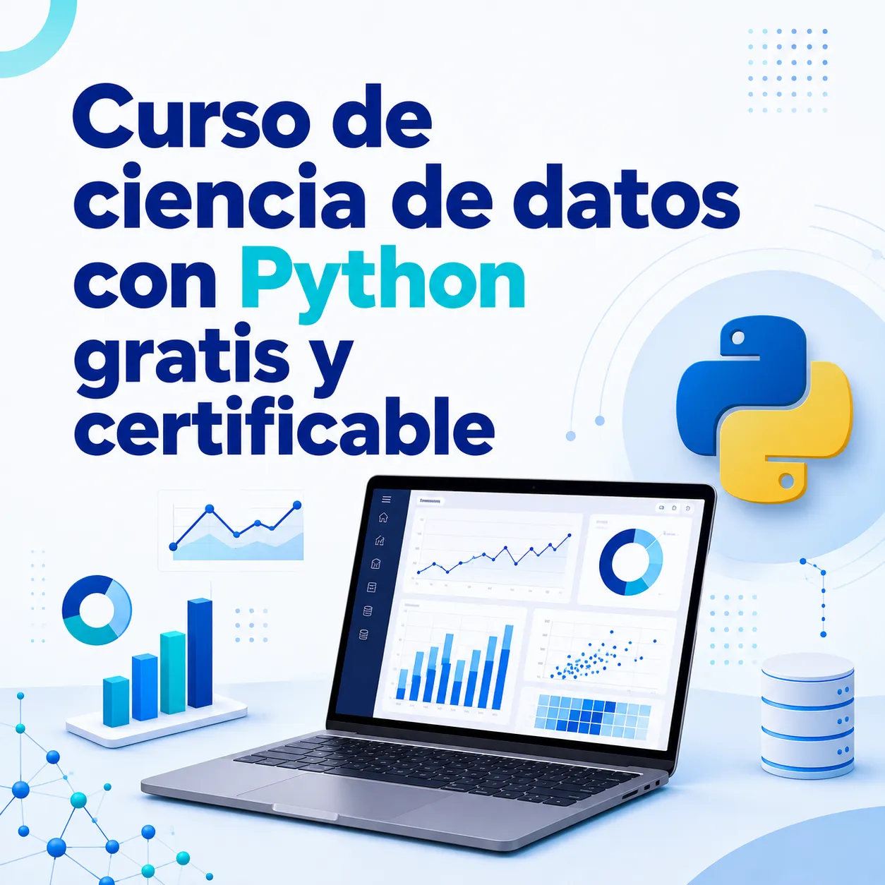 Curso de ciencia de datos con Python gratis y certificable