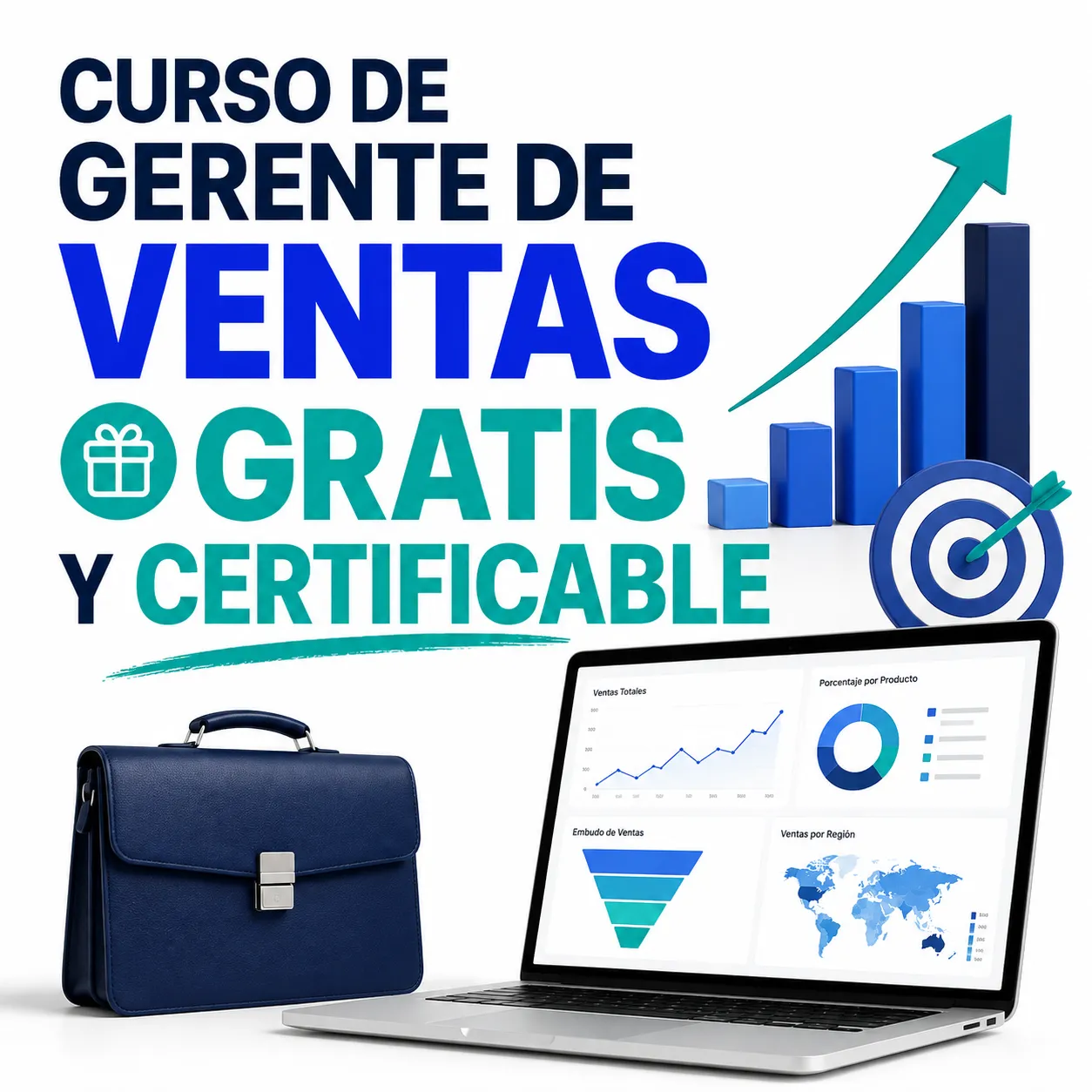 Curso de gerente de ventas gratis y certificable
