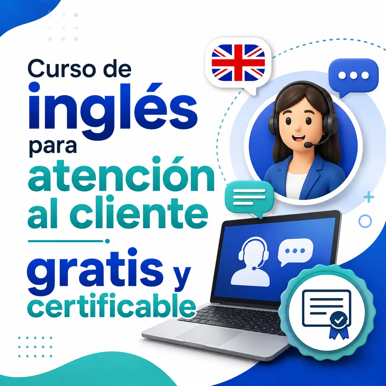 Curso de inglés para atención al cliente gratis y certificable
