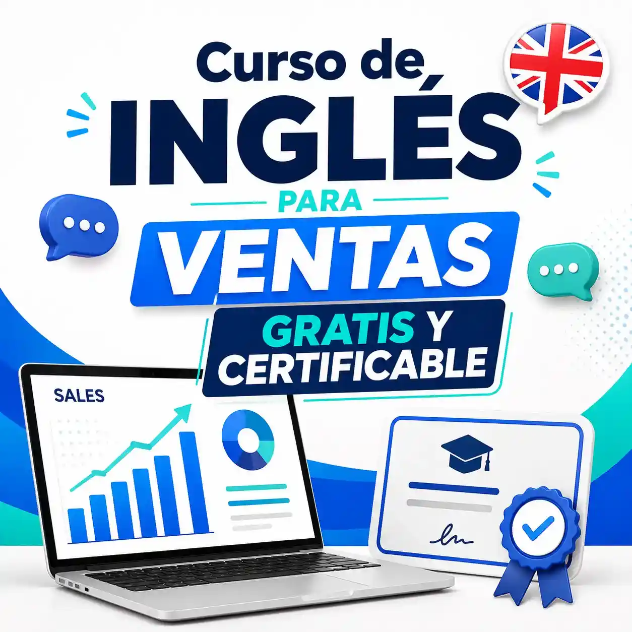 Curso de inglés para ventas gratis y certificable