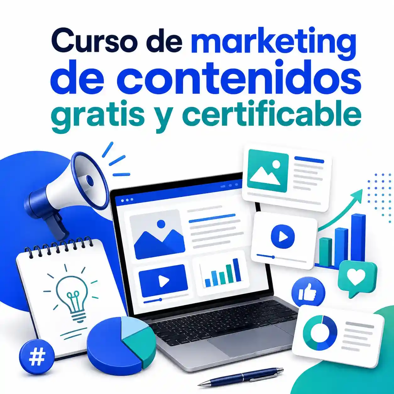 Curso de marketing de contenidos gratis y certificable