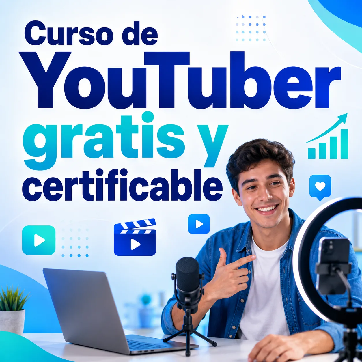 Curso de YouTuber gratis y certificable