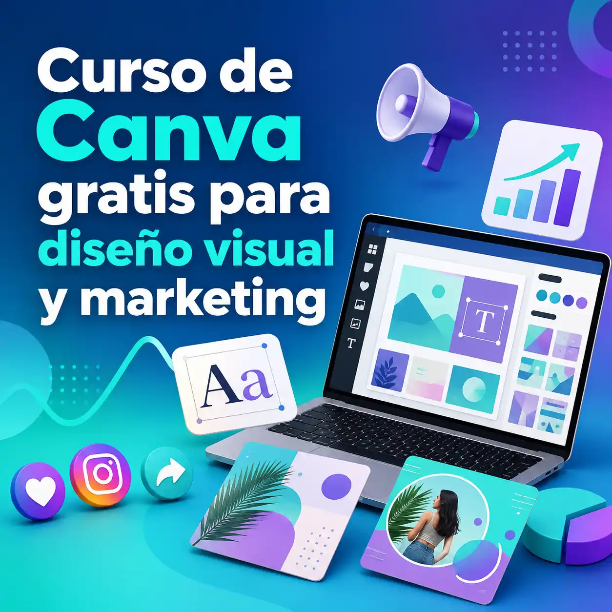 Curso de Canva gratis para diseño visual y marketing