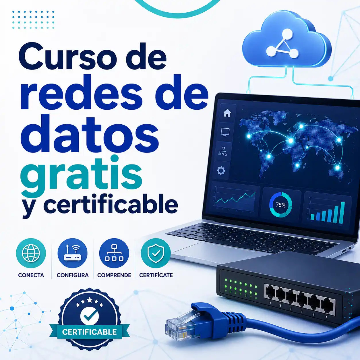 Curso de redes de datos gratis y certificable