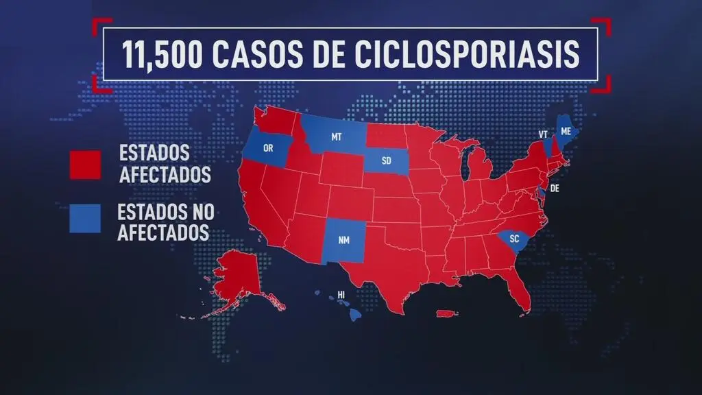 Los casos confirmados de ciclosporiasis superan los 17.000