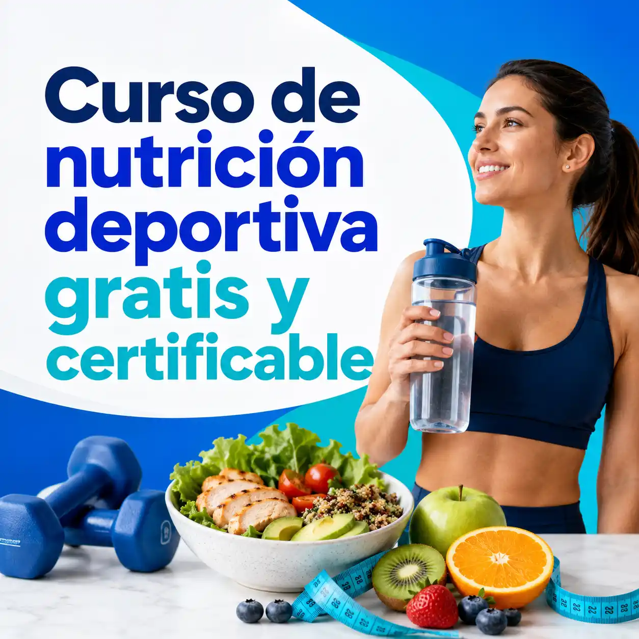 Curso de nutrición deportiva gratis y certificable