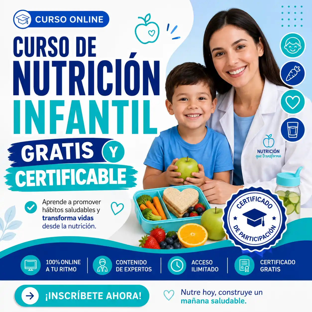 Curso de nutrición infantil gratis y certificable 2 1