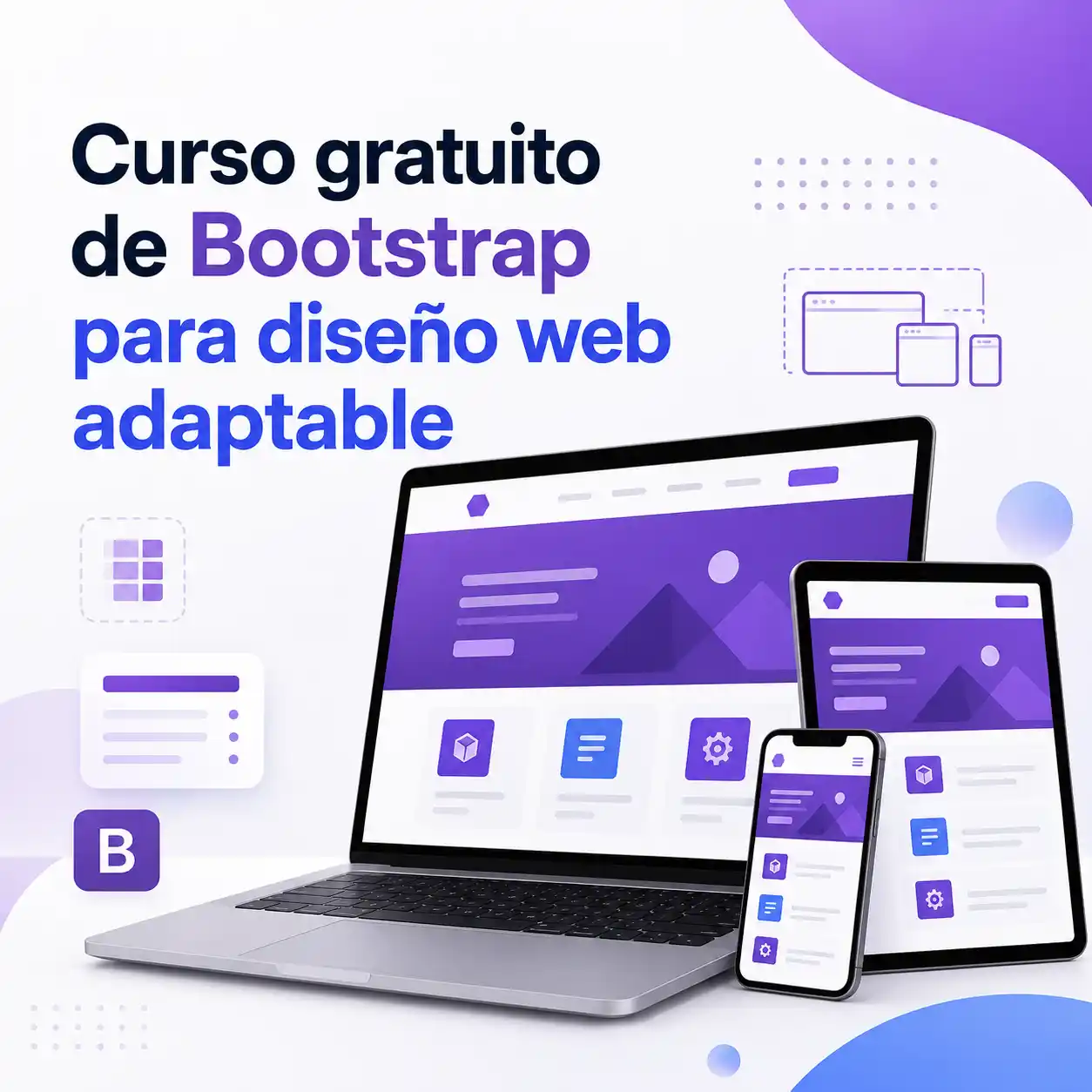 Curso gratuito de Bootstrap para diseño web adaptable 1