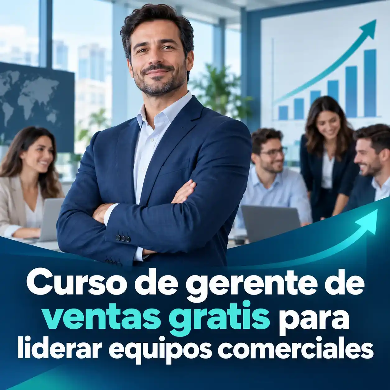 Curso de gerente de ventas gratis para liderar equipos comerciales