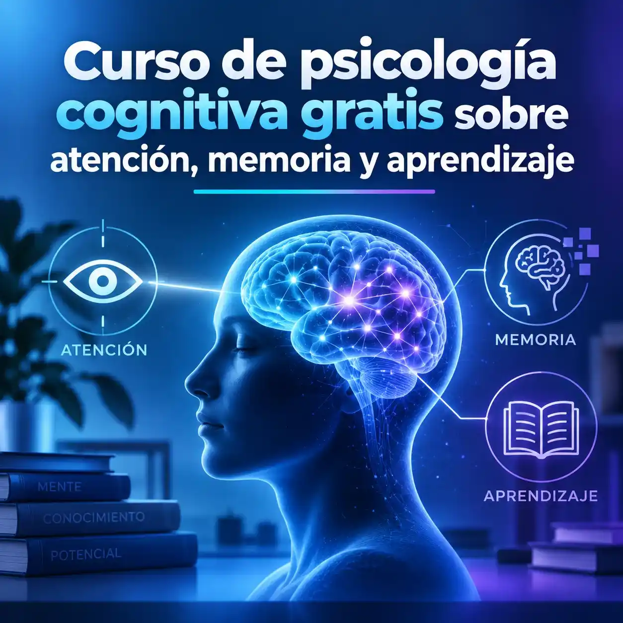 Curso de psicología cognitiva gratis sobre atención memoria y aprendizaje