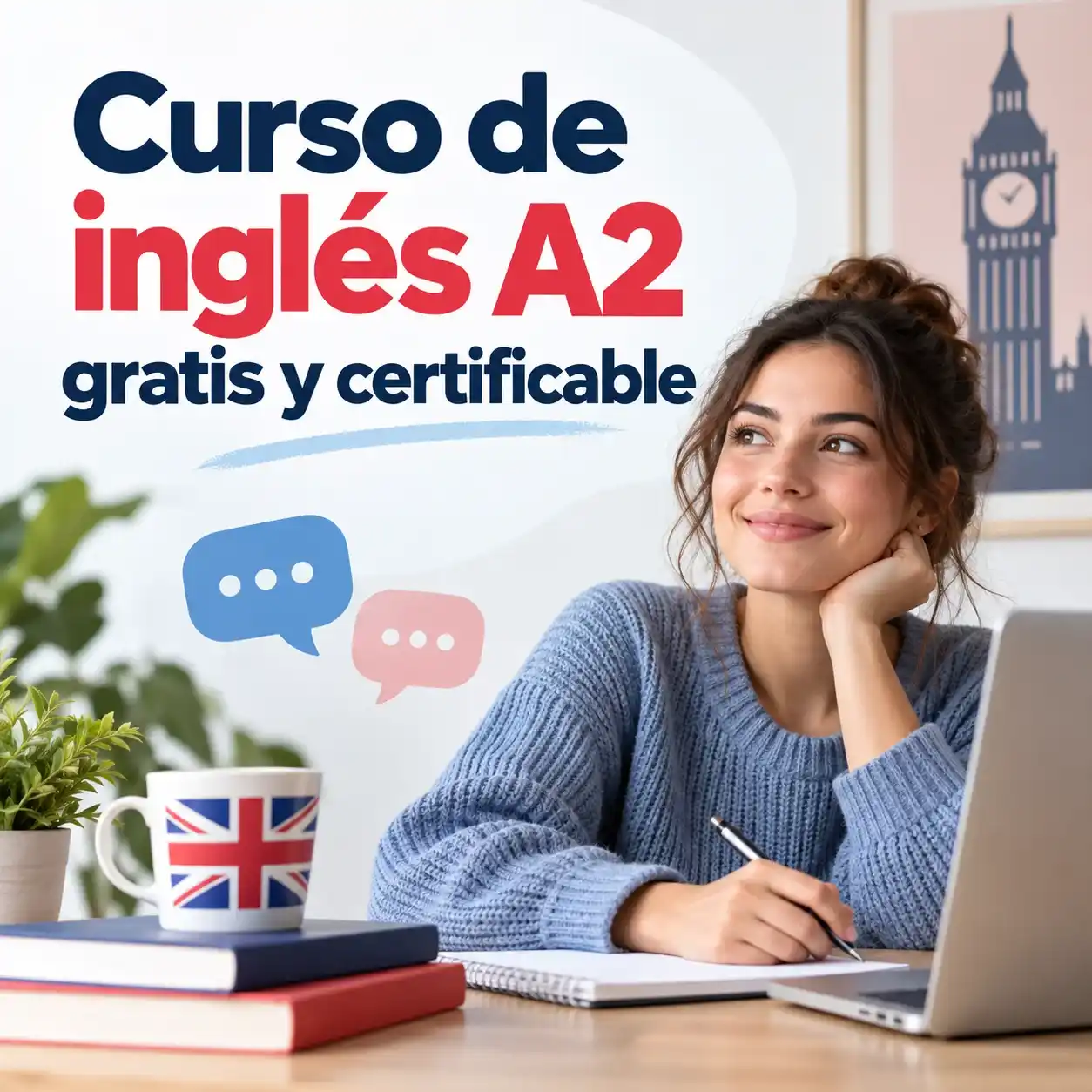 Curso de inglés A2 gratis y certificable