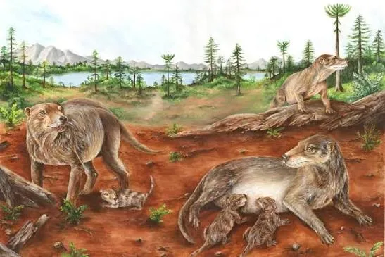 Descubren una criatura de 240 millones de años que parecía un enorme cerdo con pico de tortuga y colmillos convertido de jfif