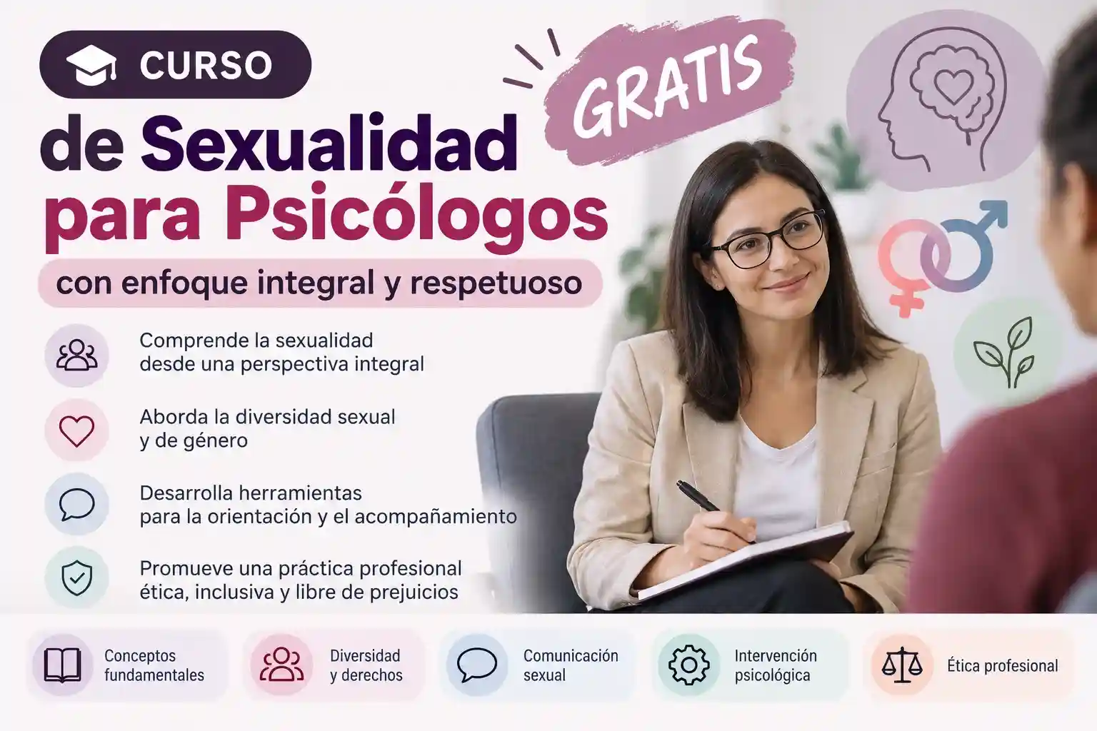 Curso gratuito de sexualidad integral para psicólogos 1