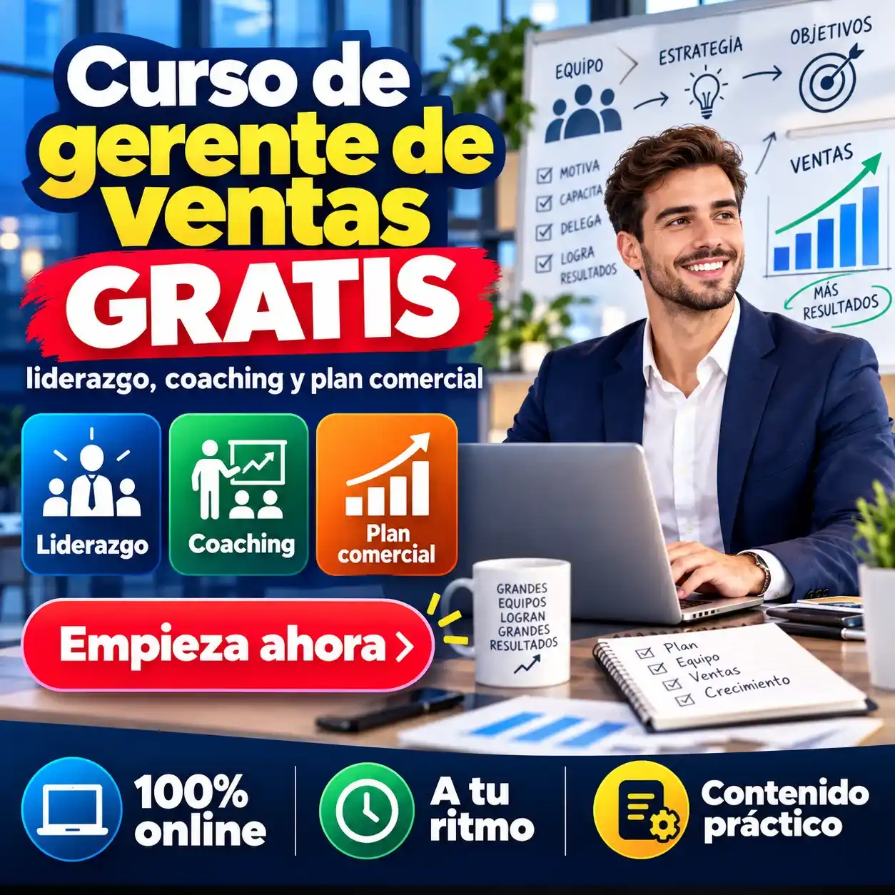 Curso gratis para liderar ventas 11zon