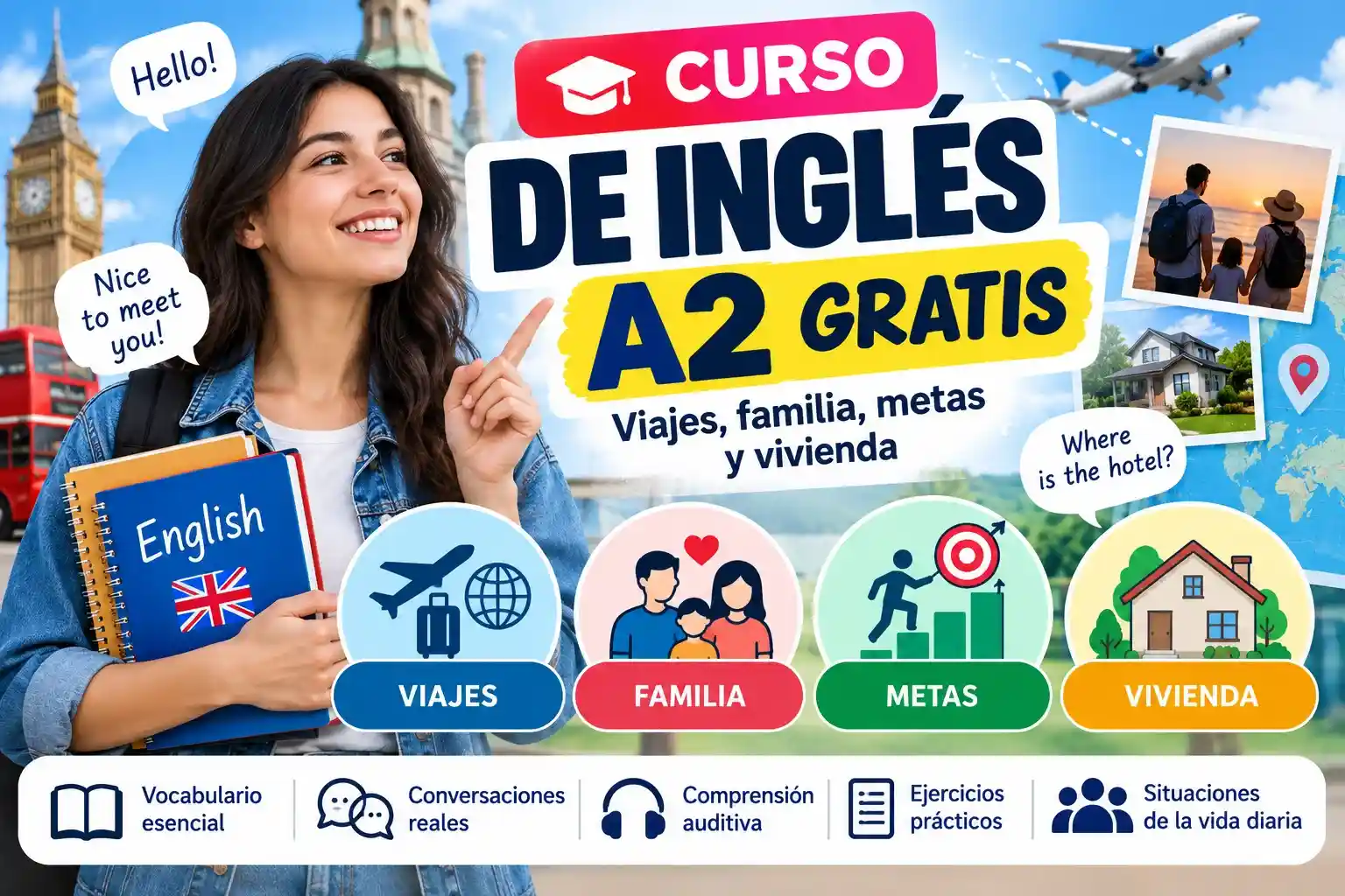 Curso de Inglés A2 Gratis 1
