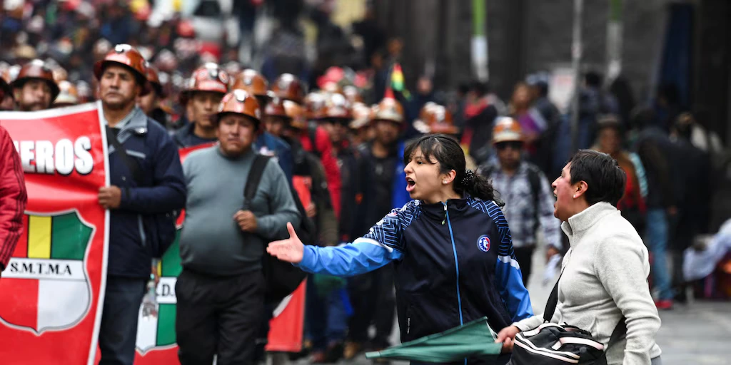PROTESTAS BOLIVIA