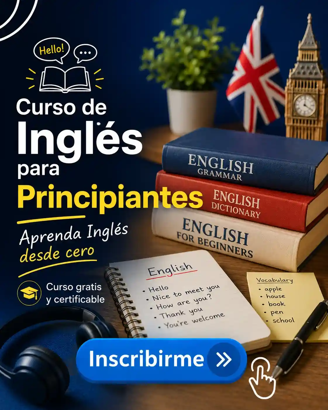 Curso de ingles para principiantes